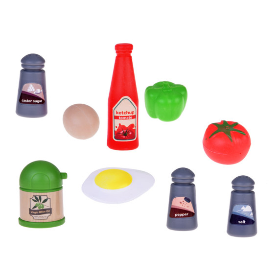 Set ustensile de bucatarie cu aragaz si accesorii - Inlea4Fun HAPPY LITTLE CHEF