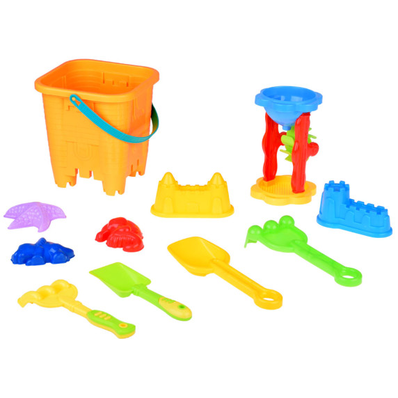 Set jucării pentru nisip - 11 elemente - Inlea4Fun BEACH TOYS