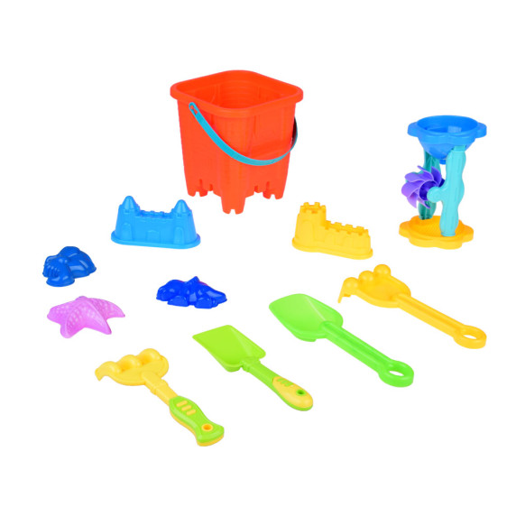 Set jucării pentru nisip - 11 elemente - Inlea4Fun BEACH TOYS