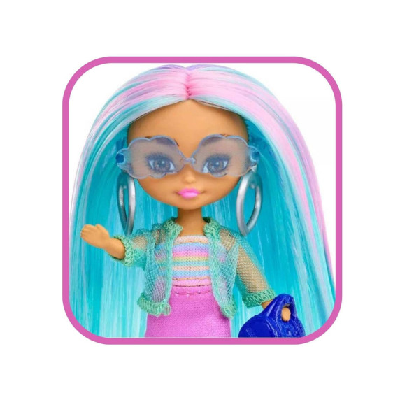 Păpușă elegantă Barbie Extra Mini Minis cu accesorii - HLN45 ZA5105 A