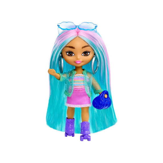 Păpușă elegantă Barbie Extra Mini Minis cu accesorii - HLN45 ZA5105 A