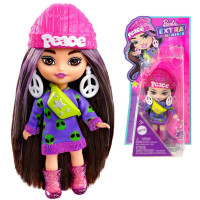 Păpușă elegantă Barbie Extra Mini Minis cu accesorii - HLN46 ZA5105 B 