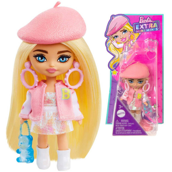 Păpușă elegantă Barbie Extra Mini Mini cu accesori - HLN48 ZA5105C