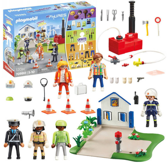 Set figurine  cu 120 buc accesori - Playmobil My Figures 70980