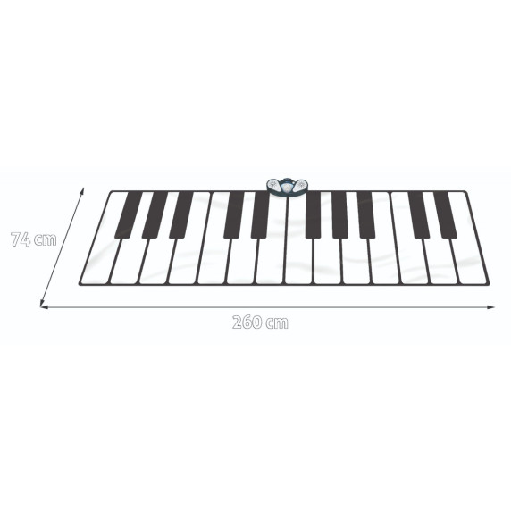 Covoraș muzical pentru copii - keyboard - Zippy mat