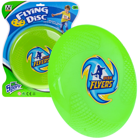 Disc zburător „Frisbee” - Inlea4Fun DISK FLYER - verde