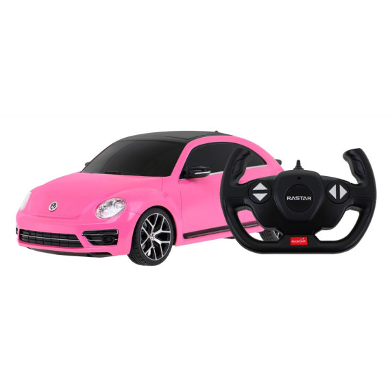 Mașină cu telecomandă RC Volkswagen Beetle 1:14 RASTAR - roz