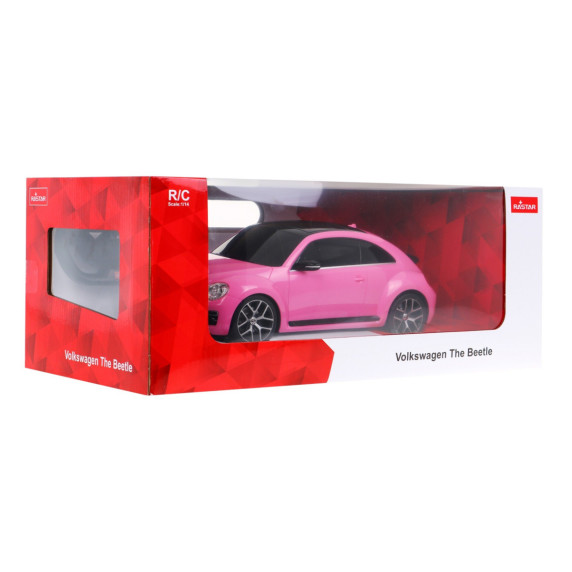 Mașină cu telecomandă RC Volkswagen Beetle 1:14 RASTAR - roz