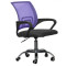 Scaun birou - negru/violet  - AGA MR2077