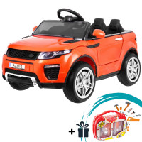 Mașină electrică - RAPID RACER - portocaliu 