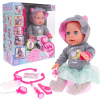 Păpusă interactivă cu accesori medicinale - Inlea4Fun YALE BABY 