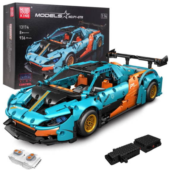 Set creativ de construcție din 936 de piese - Inlea4Fun MODELS P1-GTR