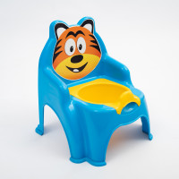 Oliță pentru copii in formă de scaun - DOLONI Toys - tigru albastru 