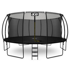 Trambulină cu diametrul de  500 cm, cu plasă de siguranță interioară și scară - Aga SPORT EXCLUSIVE MRPU1016BLACK - negru Preview