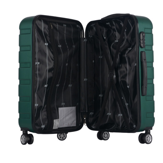 Set troler 2 bucăți - AGA Travel MR4660-Dark Green - verde închis