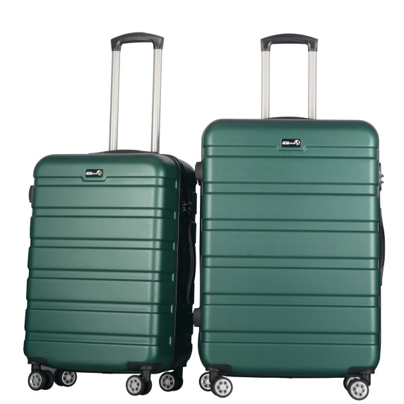 Set troler 2 bucăți - AGA Travel MR4660-Dark Green - verde închis