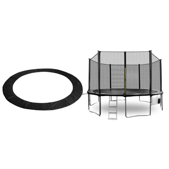 Protecție pentru arcuri, pentru trambulină cu diametrul de 430 cm - AGA SPORT EXCLUSIVE 430 cm MRPU1514SC-Black - negru