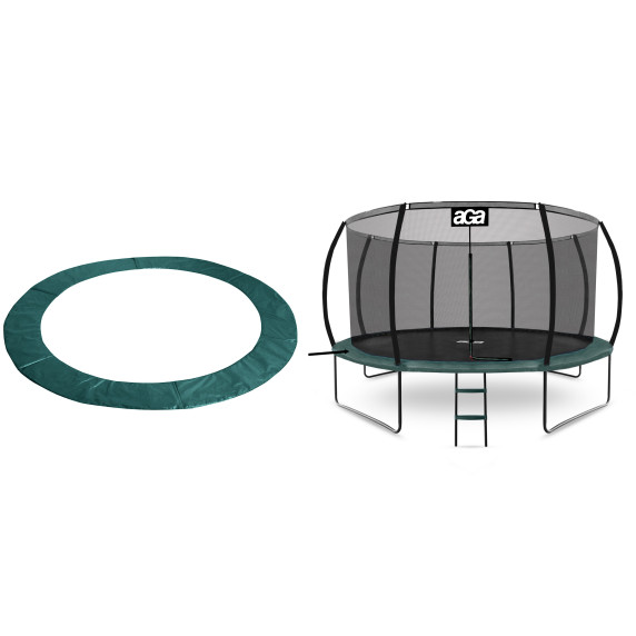 Protecție pentru arcuri, pentru trambulină cu diametrul de 500 cm - AGA SPORT EXCLUSIVE 500 cm MRPU1516SC-DG - verde închis
