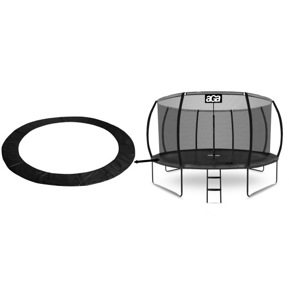 Protecție pentru arcuri, pentru trambulină cu diametrul de 500 cm - AGA SPORT EXCLUSIVE 500 cm MRPU1516SC-Black - negru