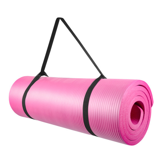 Saltea pentru exerciții  180 x 50 cm AGA DS62PINK - Roz