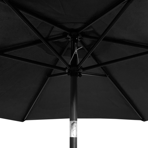 Umbrelă soare - 250 cm - AGA MR2026 -  Negru