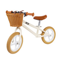 Bicicletă echilibru fără pedale - AGA DS2905-PI - bej 