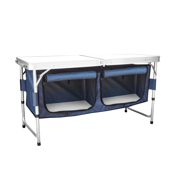 Masă de camping pliabilă cu organizator - AGA DS7120