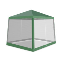 Pavilion de grădină cu plasa anti insecte 2,4x3 m - AGA DS7009-GREEN - Verde 