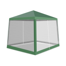 Pavilion de grădină cu plasa anti insecte 2,4x3 m - AGA DS7009-GREEN - Verde 