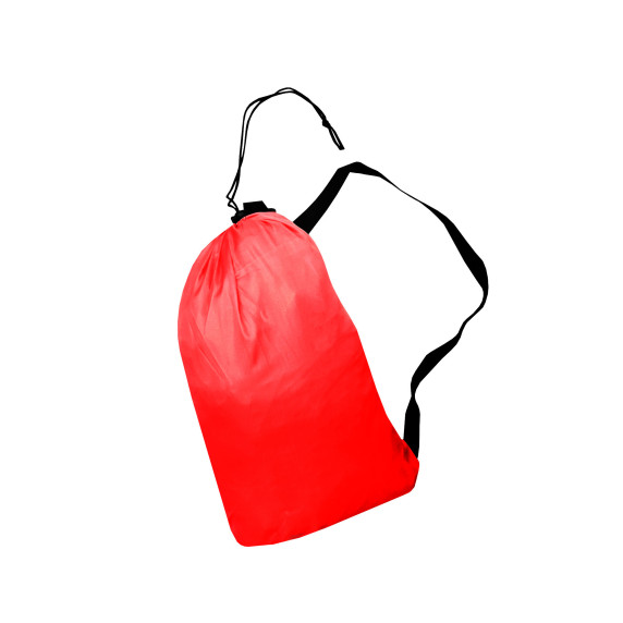 Saltea gonflabilă Lazy Bag 230x70 cm - Negru/Roșu