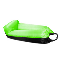 Saltea gonflabilă Lazy Bag 230 x 70 cm - Negru/Verde 