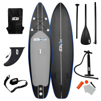 Placă Paddleboard/SUP - AGA DS2204 320 x 81 x 15 cm - negru 