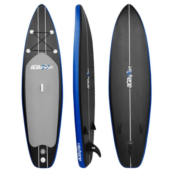 Placă Paddleboard/SUP - AGA DS2204 320 x 81 x 15 cm - negru