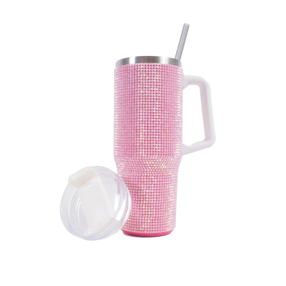 Cană termos 900 ml AGA DS2708-D.PINK  -Roz inchis