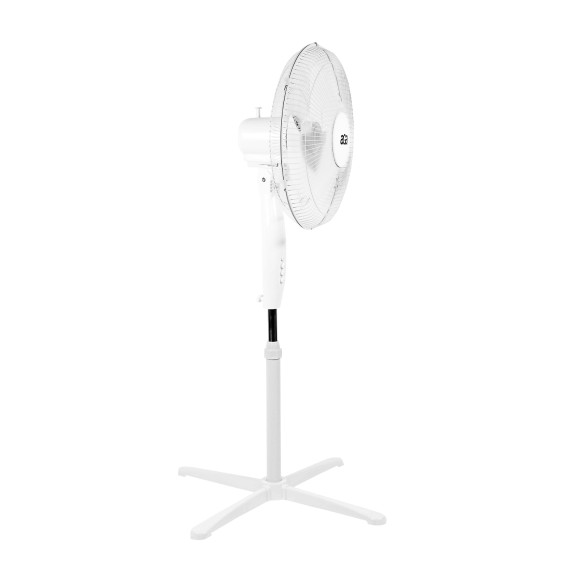 Ventilator Aga Stand 43 cm Alb