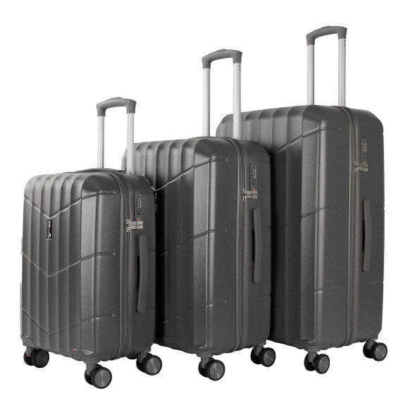 Set troler - AGA TRAVEL  MR4669 - Gri