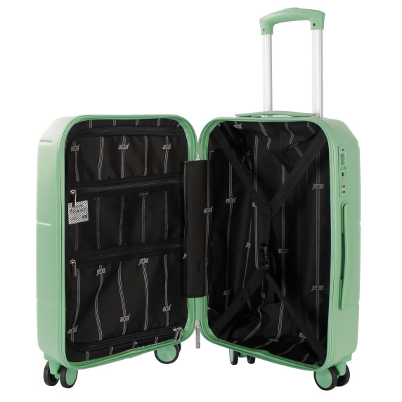 Set troler - AGA TRAVEL MR4669 - Verde