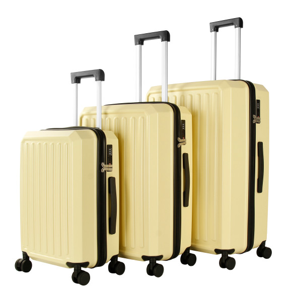 Set troler  - Aga Travel MR4668 - Bej