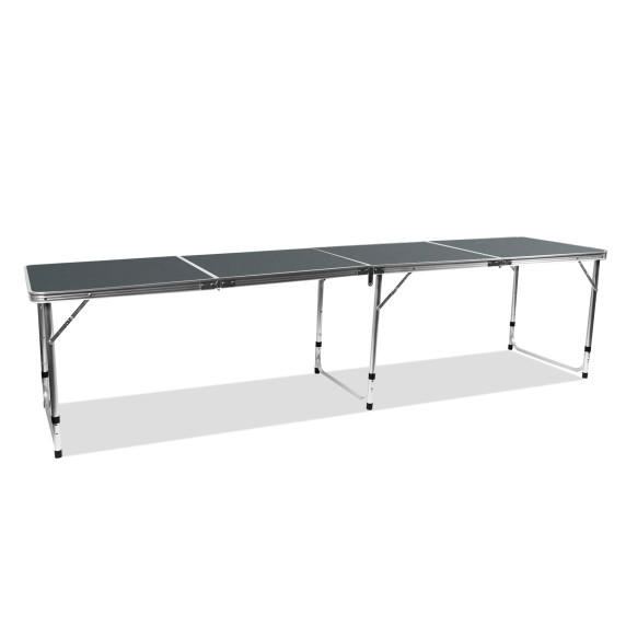 Masă de camping pliabilă 240 x60 x 70/60/55 cm - AGA MR2092 - Gri