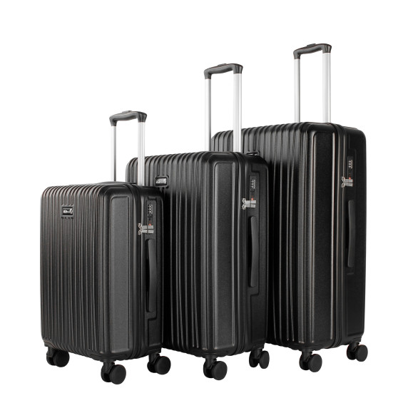 Set troler - AGA Travel MR4667 - Black - Negru