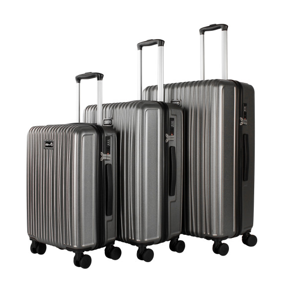 Set troler - AGA Travel MR4667 - D.GREY - Gri închis