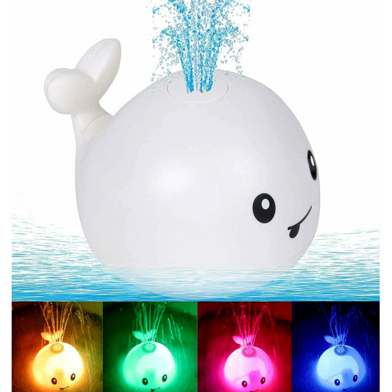  Balenă de baie cu LED pentru copii - Aga4Kids - MR1380