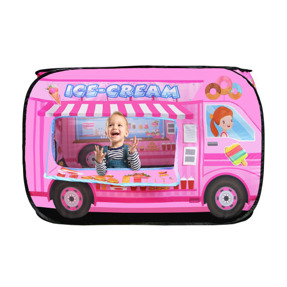 Cort de joacă pentru copii  - Aga4Kids DS1220 - Camion cu inghețată
