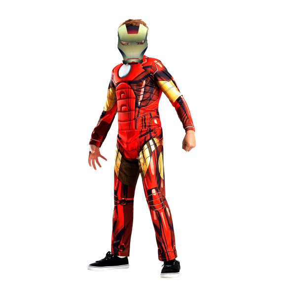 Costum pentru copii Iron Man S 110-120 cm - Aga4Kids MR1570-S