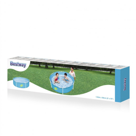 Piscină pentru copii cu construcție metalică - 152 x 38 cm - BESTWAY 