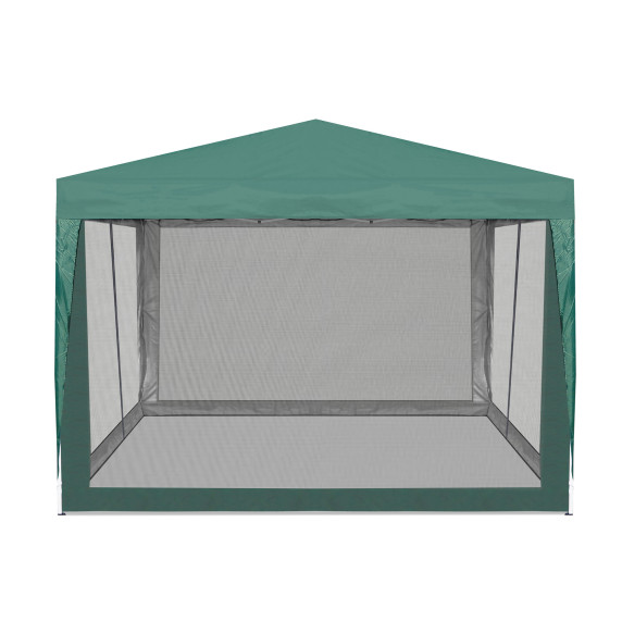 Pavilon de grădină cu plasă de țânțari 3x3 m - AGA DS7013-GREEN - Verde