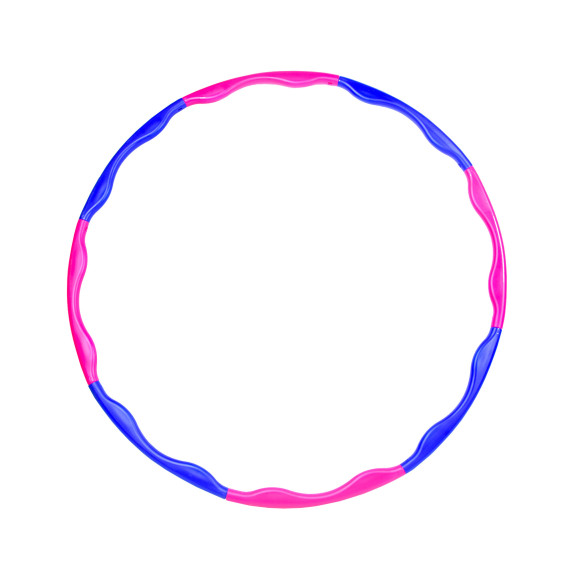 Cerc Hula Hoop AGA DS651PINK-BLUE - roz/albastru