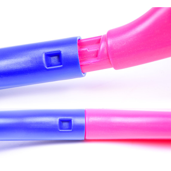 Cerc Hula Hoop AGA DS651PINK-BLUE - roz/albastru