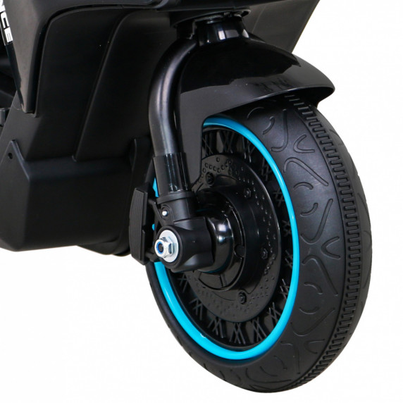 Motocicletă electrică - negru/albastru - ADVANCE